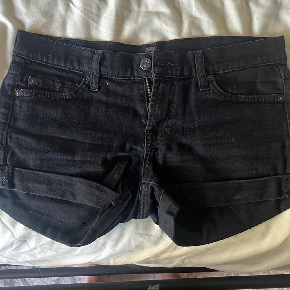 Seven for all mankind black shorts